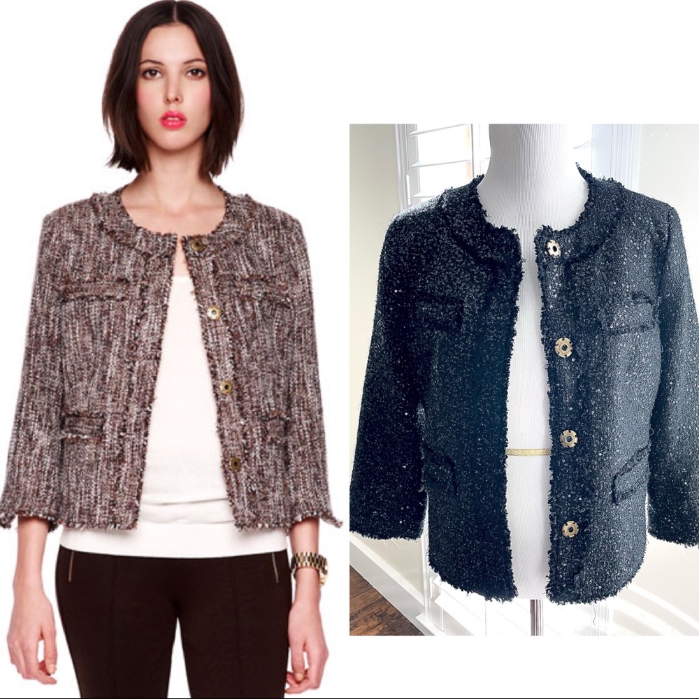 MICHAEL MICHAEL KORS
Tweed Sequin Jacket‎